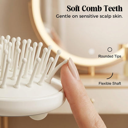 Revolutionary 2-in-1 Electric Spray Air Cushion Massage Comb - The Ultimate Misting Detangling Brush for Effortless Hair Care and Styling!