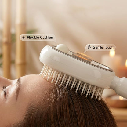 Revolutionary 2-in-1 Electric Spray Air Cushion Massage Comb - The Ultimate Misting Detangling Brush for Effortless Hair Care and Styling!